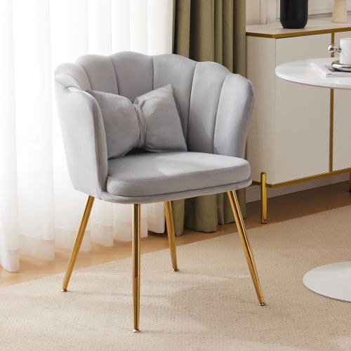 Fauteuil Moderne En Velours, Confortable Et Décoratif