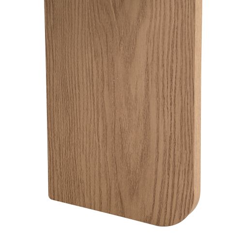 Table Basse Modulable, Blanc Et Bois, 70x70x35 Cm + 50x50x45,5 Cm