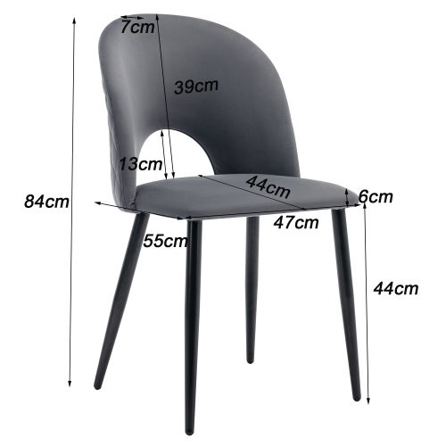 Ensemble De Salle à Manger (5 Pièces), Table à Manger 140 X 80 Cm Avec 4 Chaises