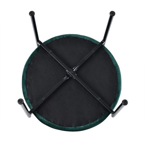 Ensemble De Table Et Chaises (5 Pièces), 4 Chaises De Salle à Manger En Velours