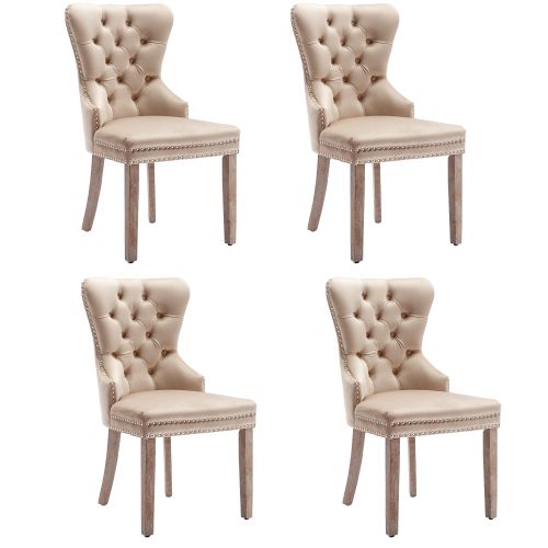Chaise De Salle à Manger (set De 4), Beige