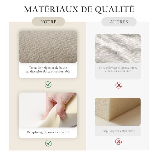 Ensemble De Salon De Jardin En Fer Galvanisé, Corde Kaki, 120 X 65 X 72 Cm