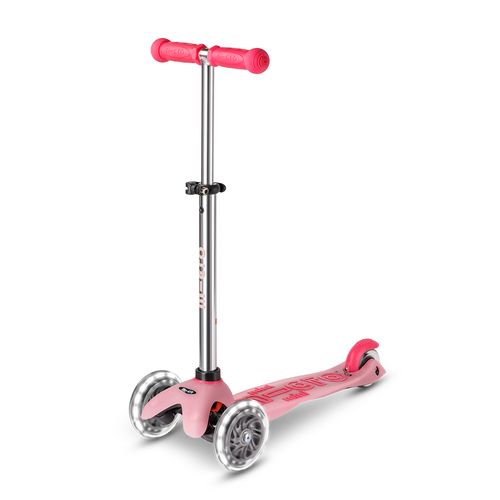 Trottinette Mini Deluxe Glow LED Plus Rose