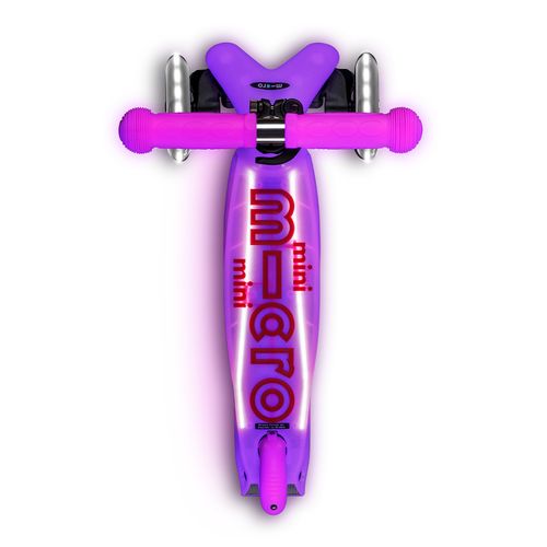 Trottinette Mini Deluxe Glow LED Plus Rose