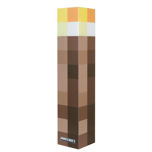 Lampe Torche LED Rechargeable Par USB - 4 Couleurs + Support Mural Minecraft