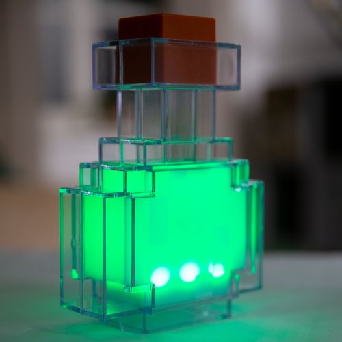 Lampe LED Rechargeable Par USB - 8 Modes De Couleurs - Potion Minecraft