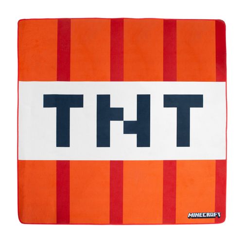 Tapis Gamer Carré Moelleux Et Antidérapant Tnt Rouge Minecraft