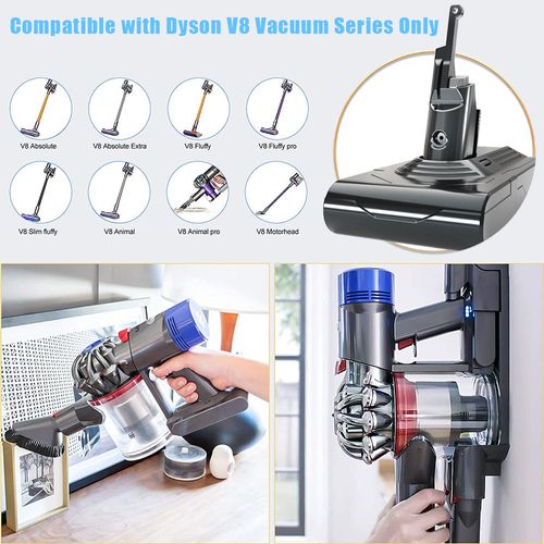 Batterie Pour Dyson Aspirateurs V8 Sv10, Avec 2 Filtres