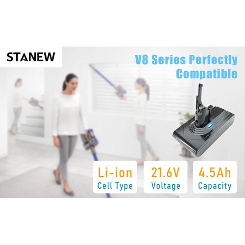 Batterie Pour Dyson Aspirateurs V8 Sv10, Avec 2 Filtres