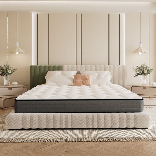 Matelas Ressorts 140x190 Épaisseur 20 Cm, Confort, 7 Zones