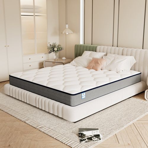 Matelas Ressorts 160x200 Épaisseur 20 Cm Confort, 7 Zones