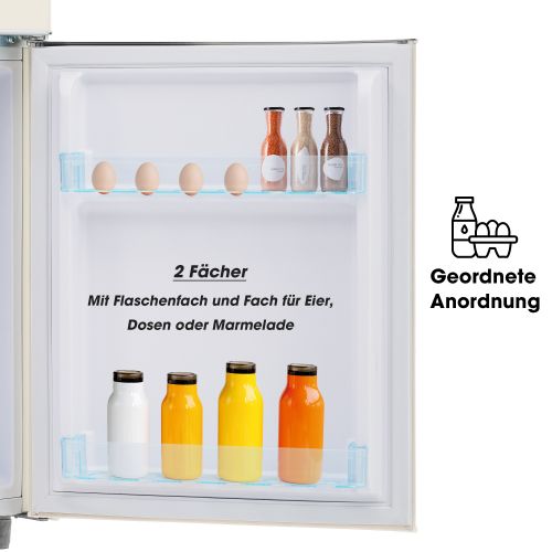 Réfrigérateur  à Double Porte Supérieur Et Inférieur, 72 Litres De Volume Total [energieklasse E]