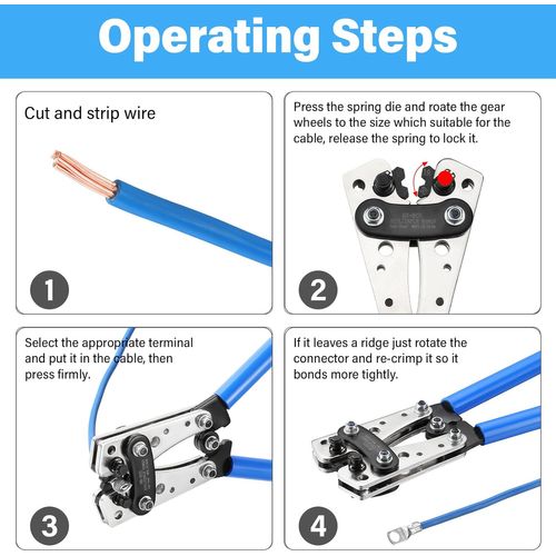 Pinces à Sertir Kit De 60 Cosses, Avec Pochette De Transport