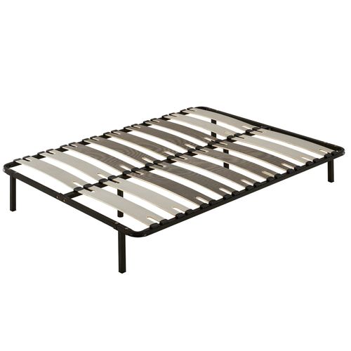 Ensemble Matelas à Ressorts 140x190 cm Epaisseur 20 cm + Sommier Avec Lattes Larges