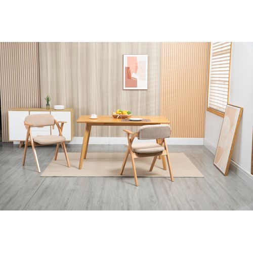 Lot De 2 Chaises Pliantes En Bois Avec Accoudoirs Et Assise Rembourrée, Kaki