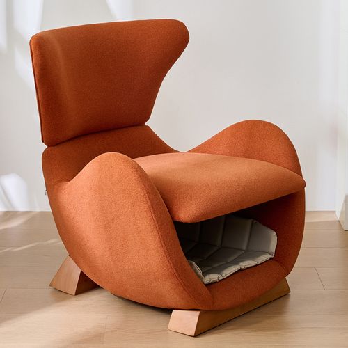 Fauteuil Design Requin-baleine Avec Niche Intégrée, Tissu Anti-griffures, Pour Animaux