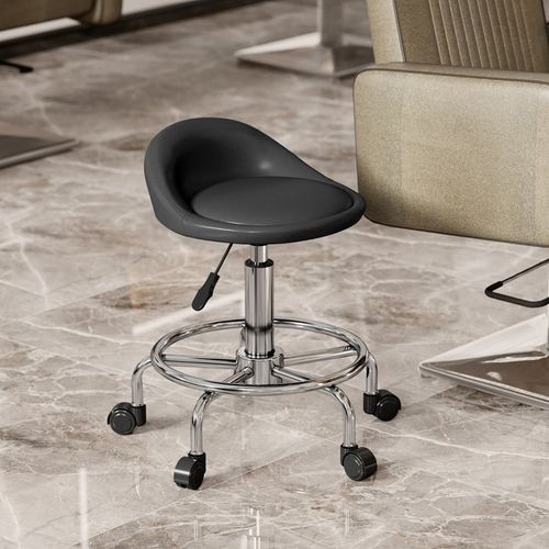 Tabouret roulant polyvalent réglable en hauteur - Moustache