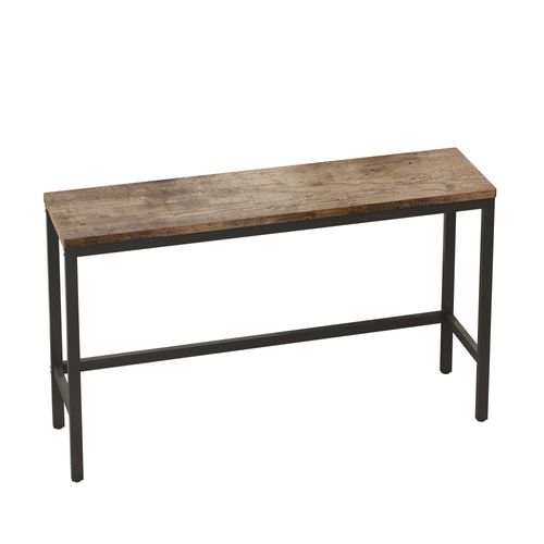 Table De Cuisine Longue Design Moderne 148 Cm Avec 3 Tabourets Couleur Naturelle