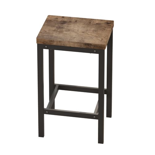 Table De Cuisine Longue Design Moderne 148 Cm Avec 3 Tabourets Couleur Naturelle