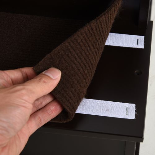 Escalier Pour Animaux 3 Marches En Mdf Avec Tapis Antidérapant Brun Foncé 40x59x54,2 Cm