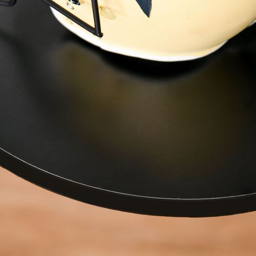 Porte-manteaux Sur Pied Noir 180 Cm Style Scandinave Avec Étagères