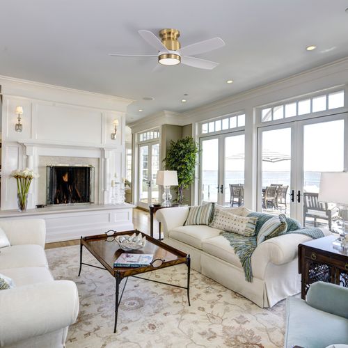 Ventilateur De Plafond 107 Cm LED Dimmable Dc Moteur Réversible Avec Télécommande