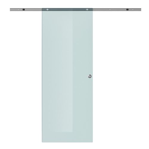 Porte Coulissante Intérieure En Verre Satiné 775/900/1025x2050 Mm