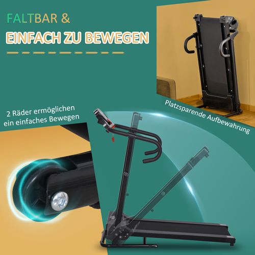 Tapis De Course Électrique Pliable 500w Avec Écran LCD Et Support Téléphone