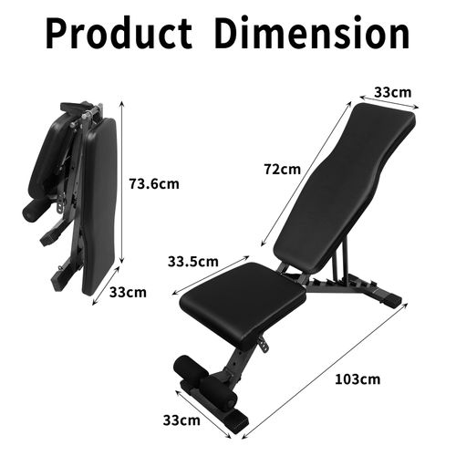 Banc De Musculation Pliable Ajustable Pour Exercices Complets Du Corps