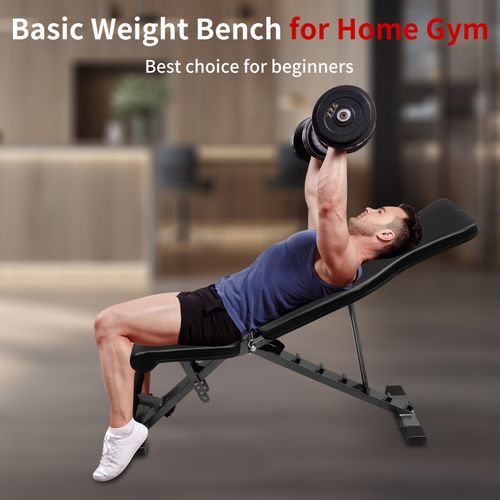 Banc De Musculation Pliable Ajustable Pour Exercices Complets Du Corps