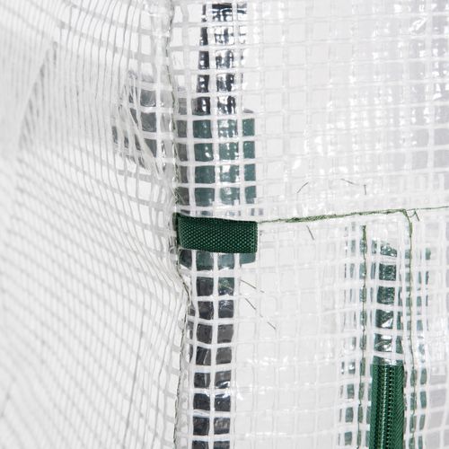 Mini Serre En Plastique Avec 4 Étagères 70x50x160 Cm Pour Balcon Et Jardin