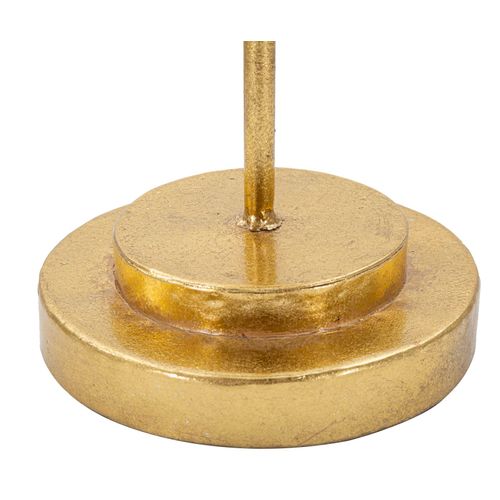 Sculpture Décorative Sphère Papillons En Métal Doré 40,5 Cm