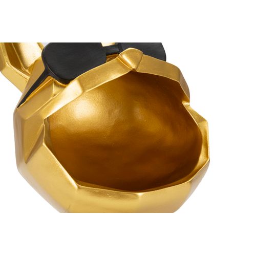 Figurine Chien Cartoon Avec Lunettes Pour Salon Ou Bureau 23,5 Cm