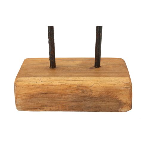 Sculpture En Teck Recyclé Lubang 25x10x38 Cm