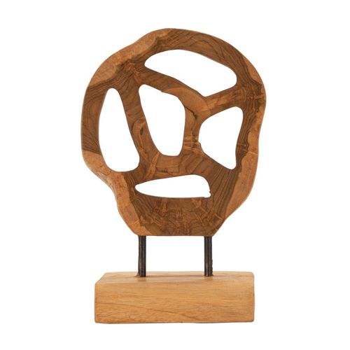 Sculpture En Teck Recyclé Lubang 18x10x27 Cm