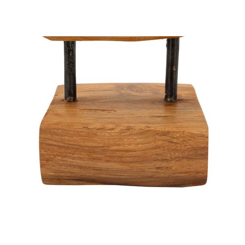 Sculpture En Teck Recyclé Hasi 20x10x28 Cm