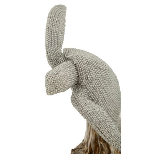 Statue Tortue Sparky Argent Pour Décoration Maison Et Bureau 19 Cm