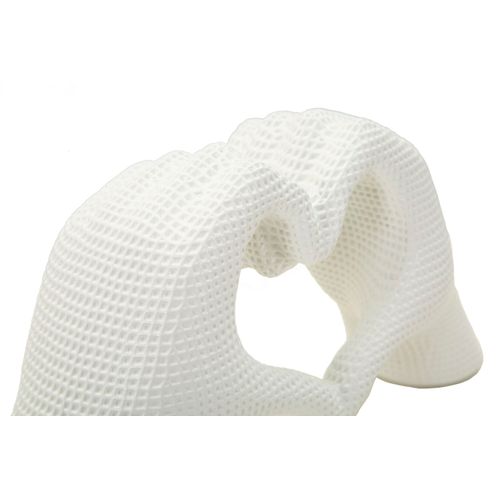 Statue Mains Amoureux Blanche Décoration Moderne 25 X 7,5 X 13,5 Cm