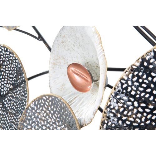 Panneau Mural Métal Abstrait Grid 135x69 Cm, Style Industriel 3d