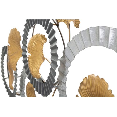 Panneau Mural En Métal Motif Naturel 3d, 127,5 X 44,5 Cm