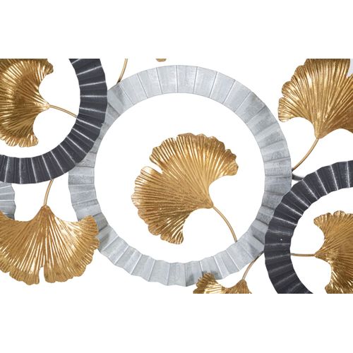 Panneau Mural En Métal Motif Naturel 3d, 127,5 X 44,5 Cm