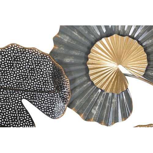 Panneau Mural Métal 3d Motif Naturel Web, 105 X 56 Cm