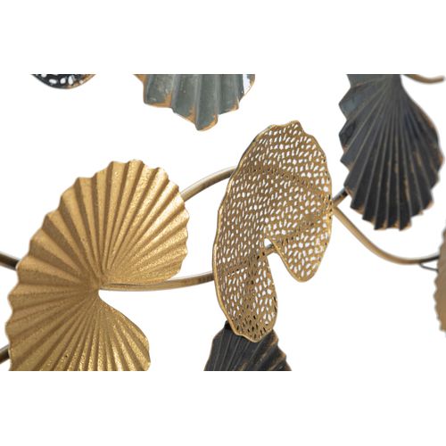 Panneau Mural Métal 3d Motif Naturel Web, 105 X 56 Cm