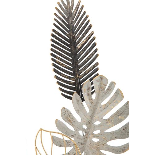 Panneau Mural En Fer Plam-a 28,5x74 Cm Décor Nature