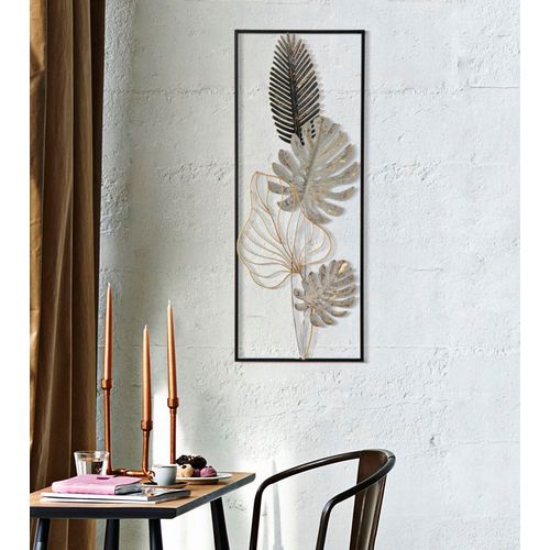 Panneau Mural En Fer Plam-a 28,5x74 Cm Décor Nature