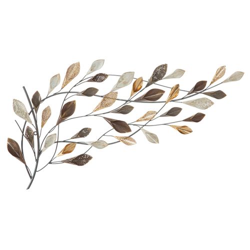 Panneau Mural En Fer Ramo 115,5x65 Cm Motifs Nature 3d