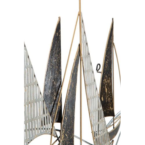 Panneau Mural En Fer Veliero 91x56 Cm Style Industriel