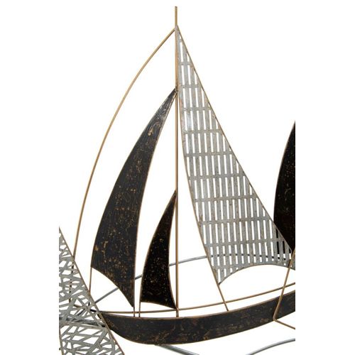 Panneau Mural En Fer Veliero 91x56 Cm Style Industriel