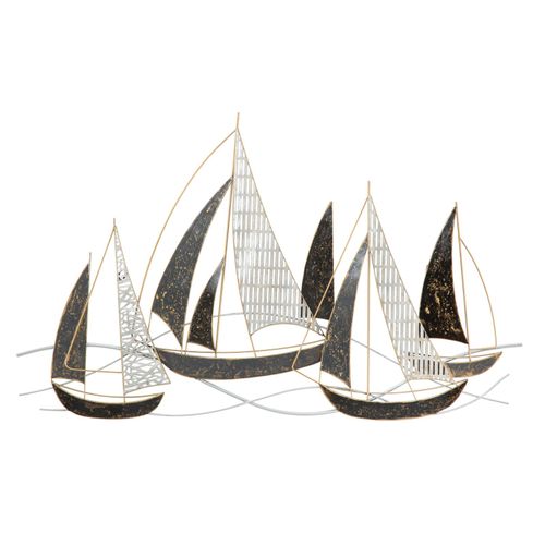 Panneau Mural En Fer Veliero 91x56 Cm Style Industriel