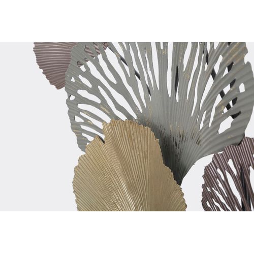 Panneau Mural En Fer 3d "nature Exotique" 76x126 Cm Pour Salon Et Bureau